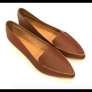 J.Crew Edie Tan Leather Loafer 8